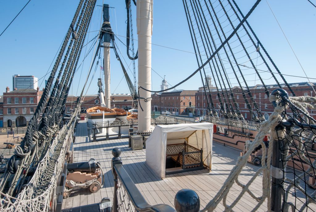 View from the poop deck